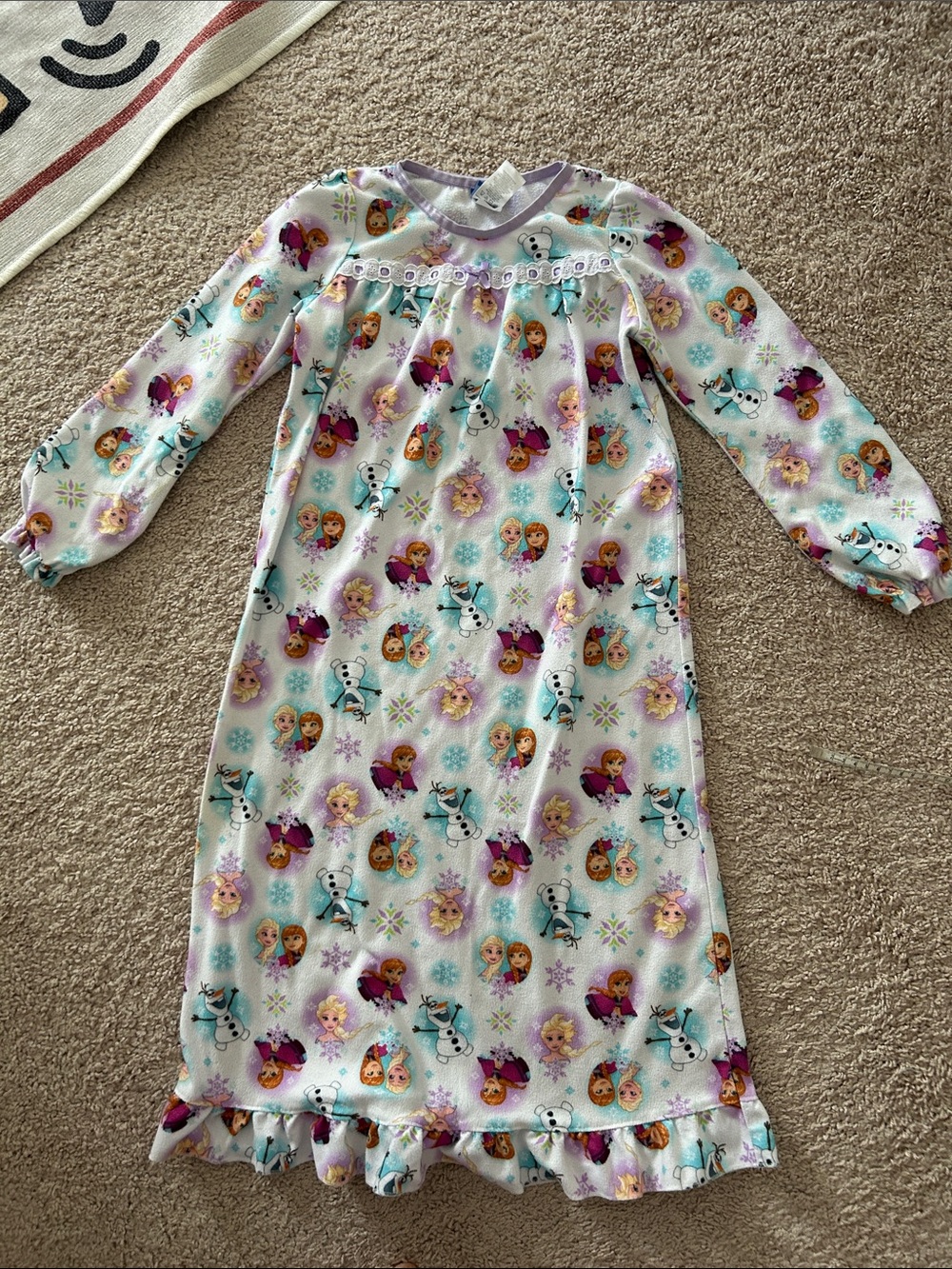 Disney frozen princess winter pj dress. 8 yrs